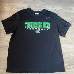 Nike Men’s Marshall Thundering Herd Mike Bartrum Practice Worn Dri-Fit